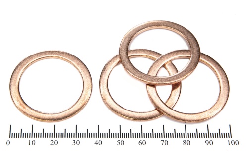 Шайба медная 30х39х1.5