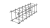 Квадратный арматурный каркас (хомут А1 Ф6) 350x350мм фото