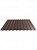 Профнастил окрашенный 0.4x1150 шоколадно-коричневый фото