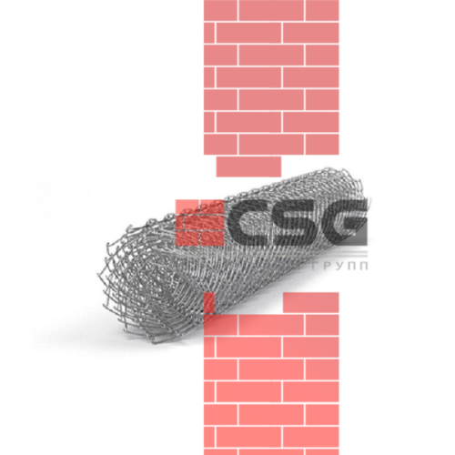 Сетка стальная плетеная 50х2 оцинкованный, длина 2 м, толщина 2.00