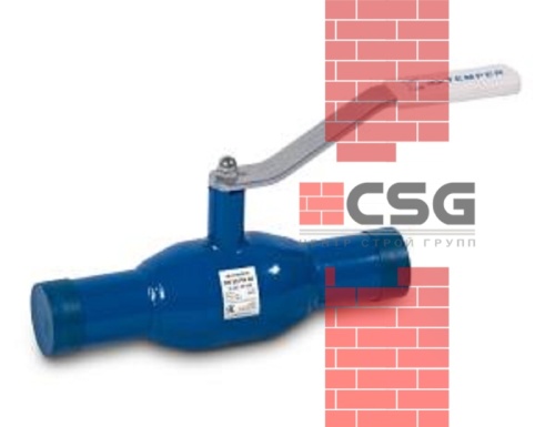 Кран шаровый стальной Ду40 РУ40 под приварку Temper 28220040, DN 40