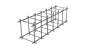 Квадратный арматурный каркас (хомут А1 Ф6) 200x200мм