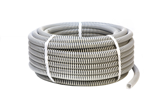 Шланг спиральный НВС Ф  38 мм из ПВХ серия 700N белый (бухта 30 м)