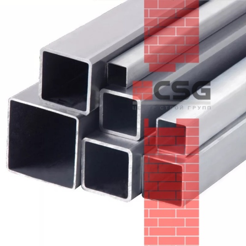 Трубы квадратные оцинкованные 20х0.8, длина 6 м