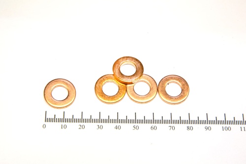 Шайба медная 9х18х2.0