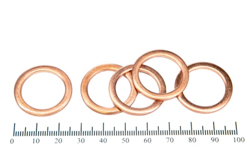 Шайба медная 20х27х1.5