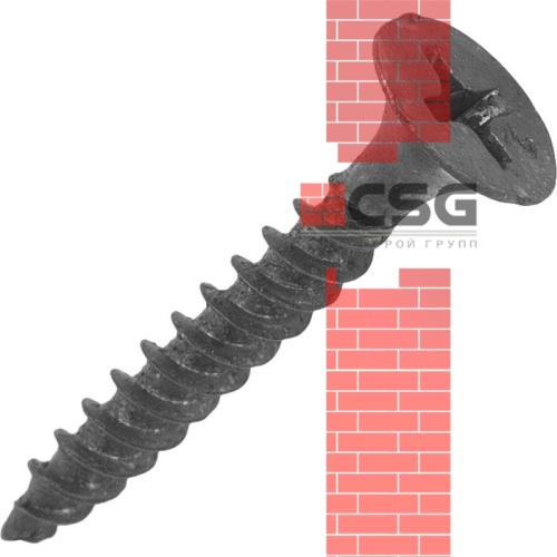 Саморез ГКЛ к дереву 3.5x45 фосфатированный, кг (20кг) арт.1208967 