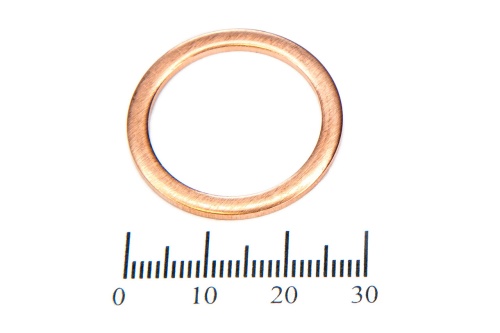 Шайба медная 22х28х1.5