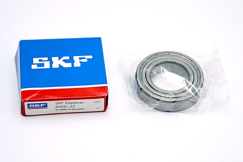 Подшипник SKF 6006 ZZ (80106) 30*55*13мм (шт)