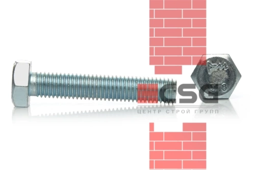 Болт с полной резьбой 8x30 оцинк. ГОСТ 7798-70 (25кг)