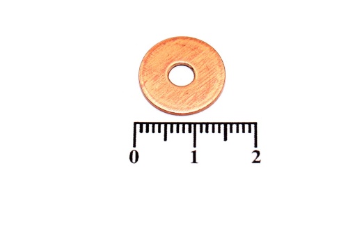 Шайба медная 4х14х1.0